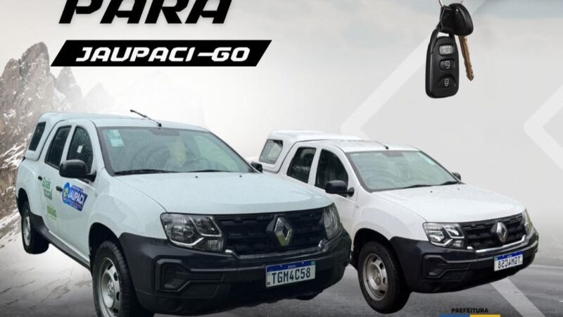 Prefeitura de Jaupaci recebe novo veículo para atendimentos