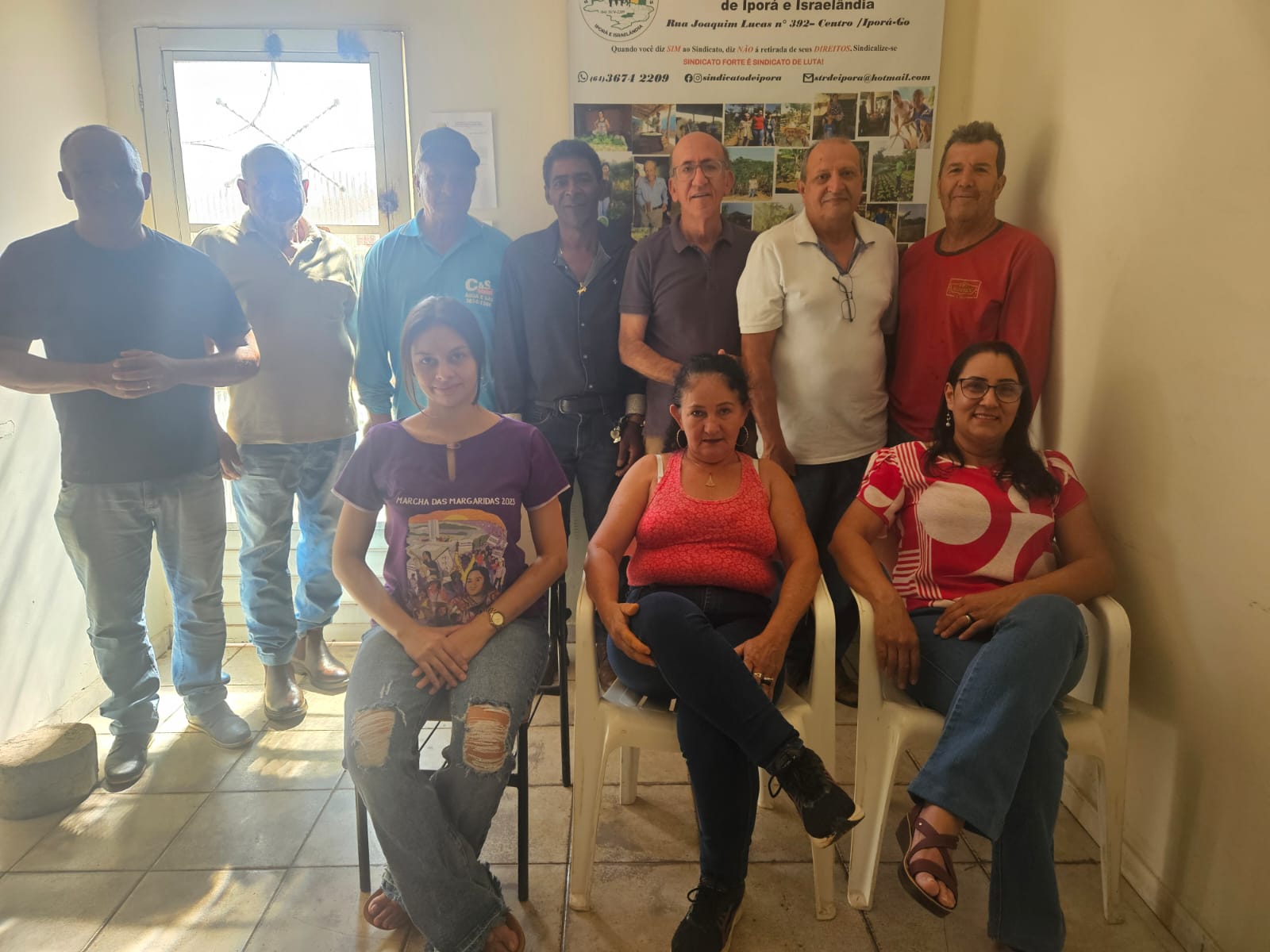 Rubens Otoni entre assentados: patrulha agrícola prevista para março