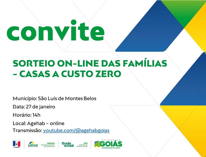 Sorteio on-line define famílias para 58 casas a custo zero