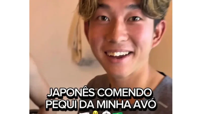 Vídeo de Japonês experimentando pequi em Goiânia; assista