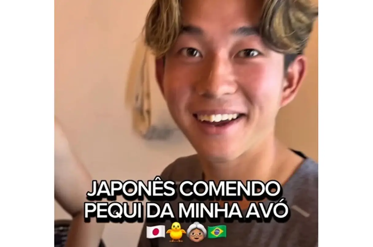 Vídeo de Japonês experimentando pequi em Goiânia; assista