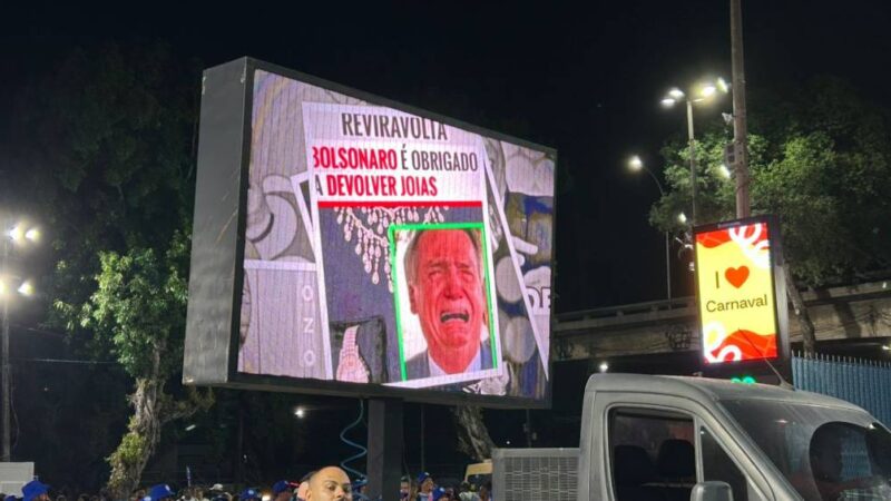 As provocações a Bolsonaro em ensaio de desfile sobre Lula na Sapucaí