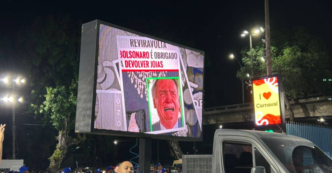 As provocações a Bolsonaro em ensaio de desfile sobre Lula na Sapucaí