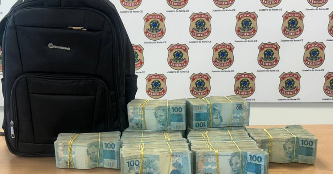 O que diz a PF sobre apreensão de R$ 500 mil reais com suspeitos de desvios no Ceará