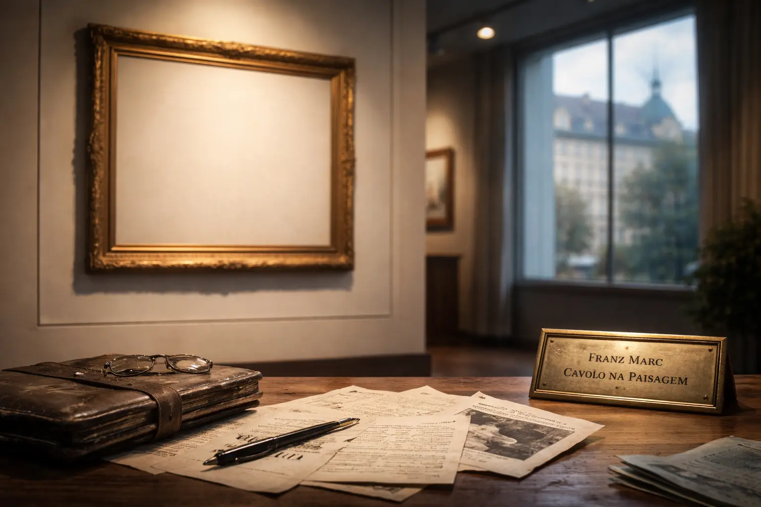 A foto do quadro disputado por herdeiros de Hitler no Brasil