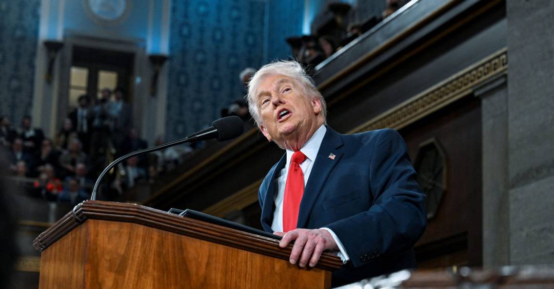 Tarifaço, time olímpico e Irã: como foi o discurso de Trump que quebrou recorde no Congresso