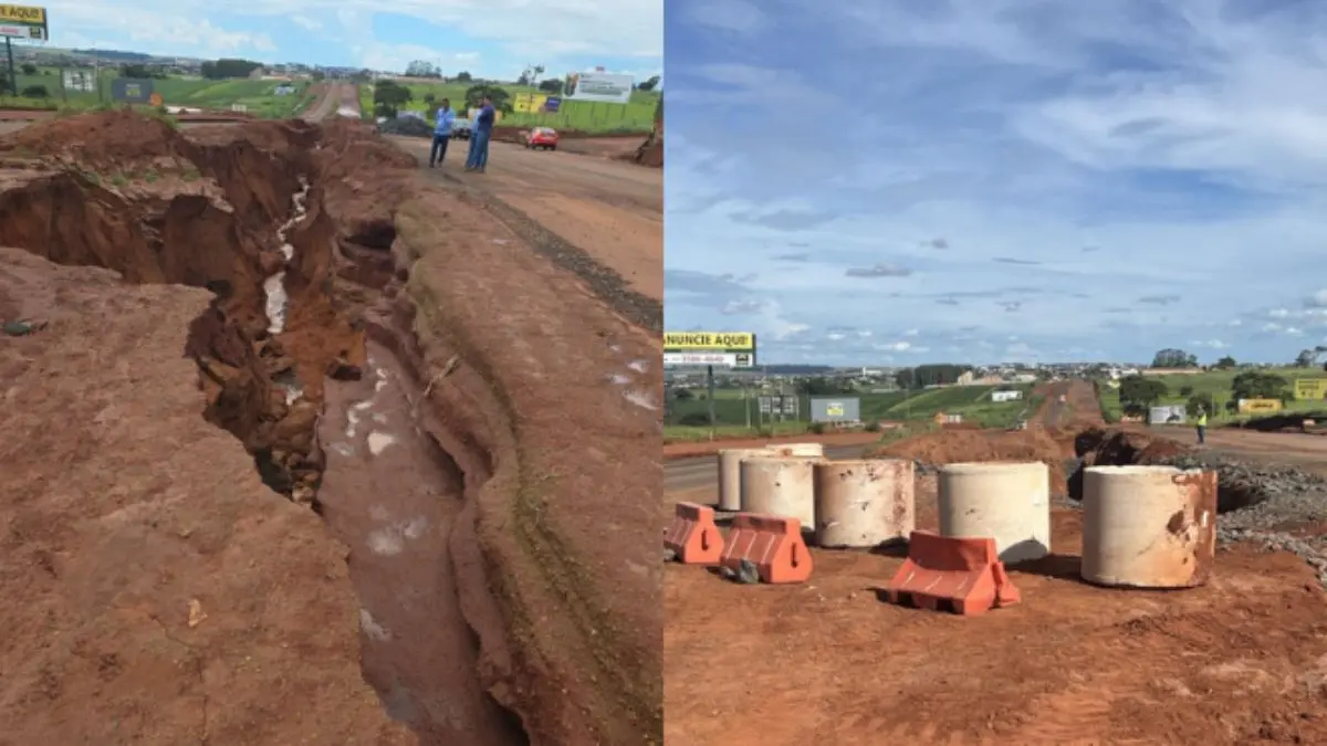 Após interdição por erosão, GO-174 é liberada para o tráfego de veículos