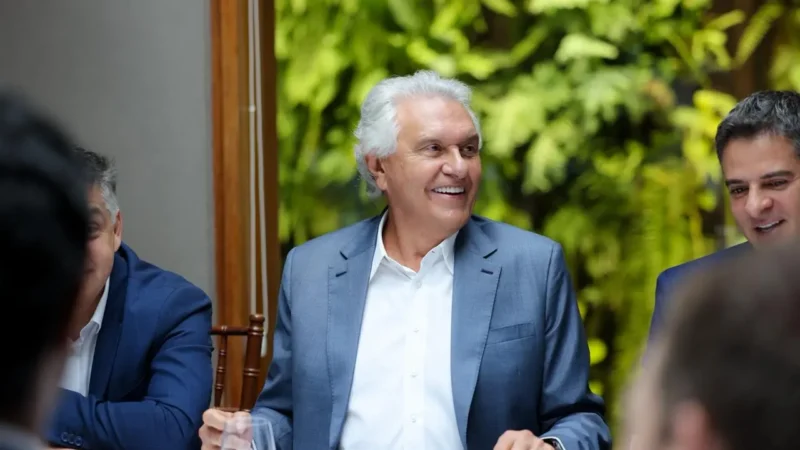 Caiado articula agenda conjunta com Eduardo Leite e Ratinho Jr em São Paulo