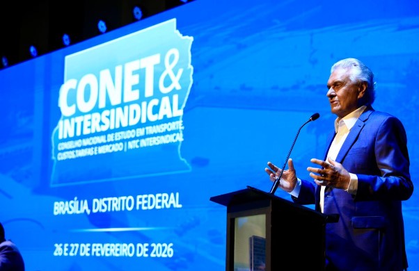 Caiado destaca infra e segurança em evento de transportes