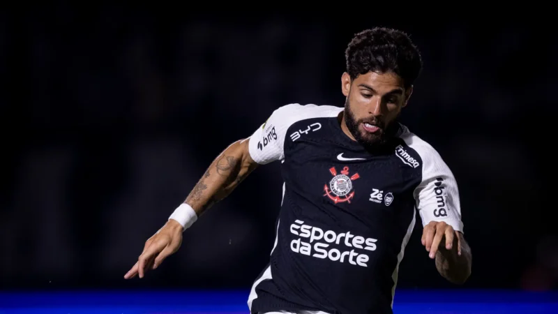 Corinthians confirma lesão na coxa esquerda do atacante Yuri Alberto