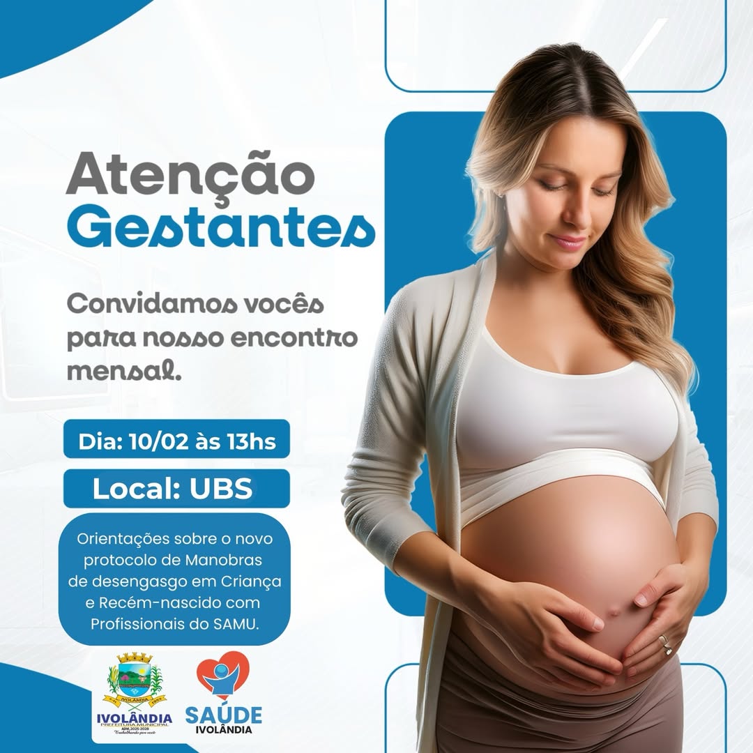 Encontro orienta gestantes sobre desengasgo em bebês