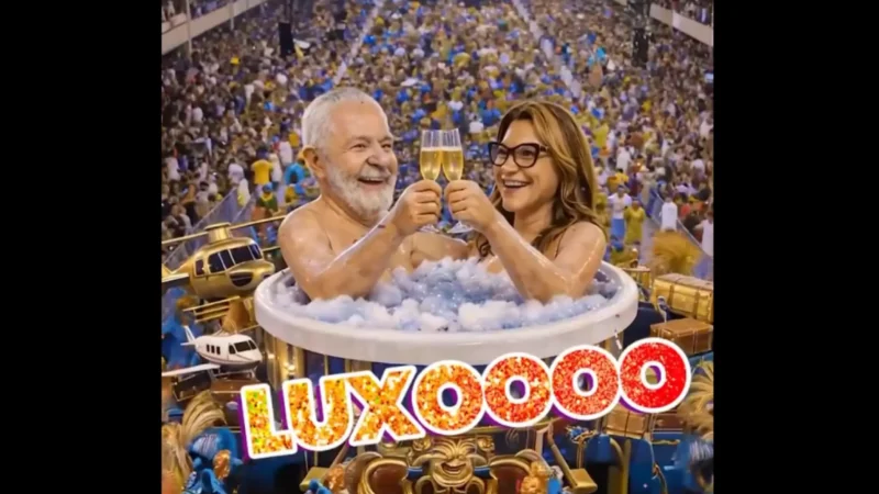 Flávio Bolsonaro divulga samba com críticas a Lula