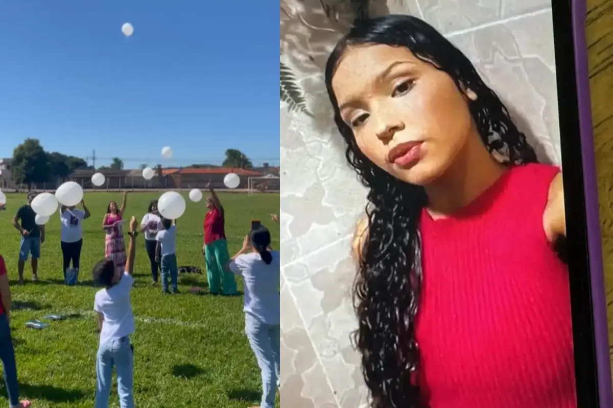 GO: Homenagem com balões marca aniversário de 18 anos de jovem que morreu ao levar choque em enxurrada