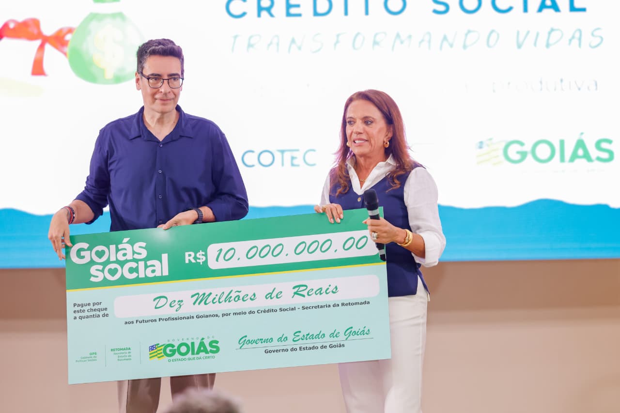 Gracinha Caiado anuncia R$10 mi ao Crédito Social em Palmeiras de Goiás