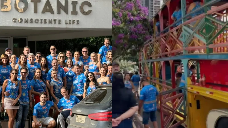 Grupo de amigos aluga Carreta Furacão para ir a bloquinho em Goiânia; assista