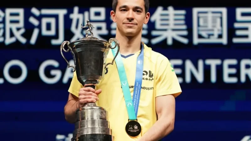 Hugo Calderano faz história e assume a vice-liderança do ranking mundial