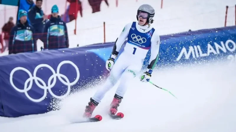 Lucas Pinheiro Braathen analisa queda e eliminação em sua segunda prova nos Jogos Olímpicos de Inverno