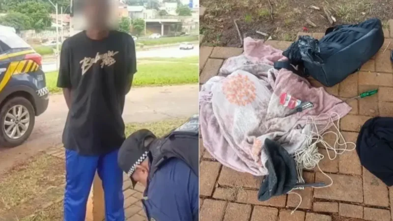 Morador em situação de rua é preso suspeito de furtar fios no Bosque dos Buritis