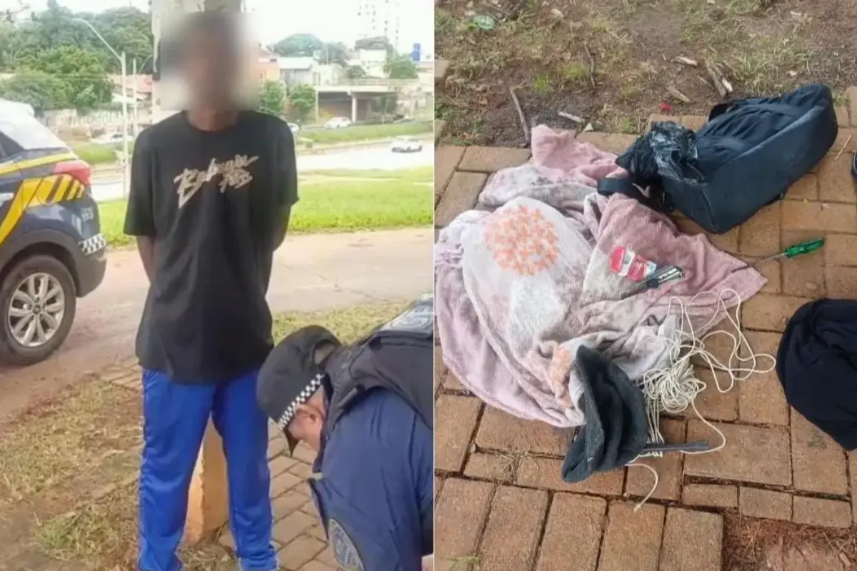 Morador em situação de rua é preso suspeito de furtar fios no Bosque dos Buritis