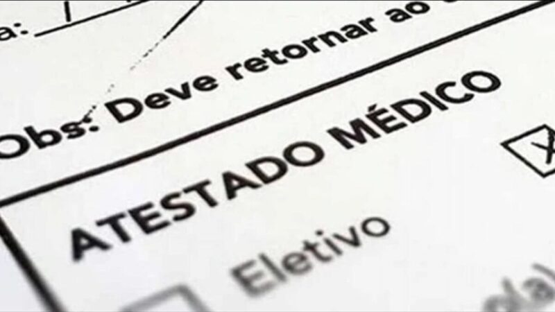 Paciente ameaça médico para conseguir atestado falso para viajar