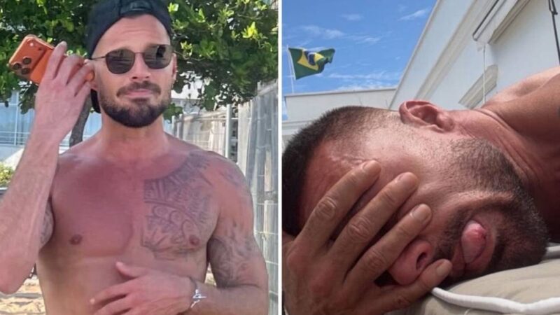 Ricky Martin chega ao Rio para curtir o Carnaval