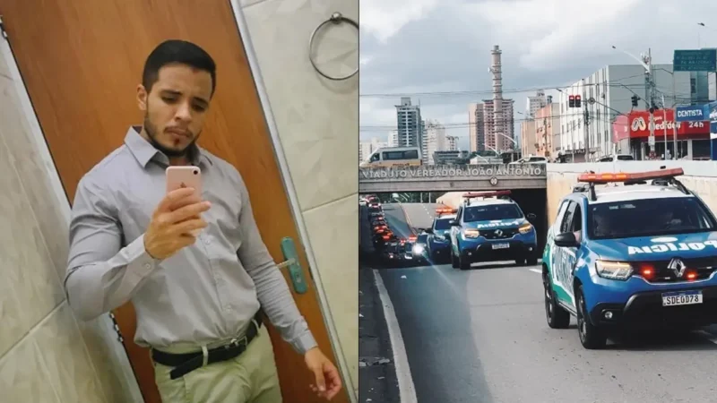 Vídeo mostra cortejo de PM baleado e morto em Goiânia