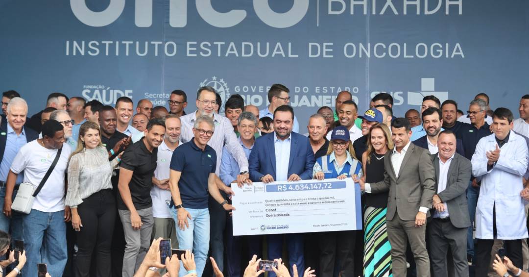 Inauguração de hospital vira palco político da centro-direita no Rio