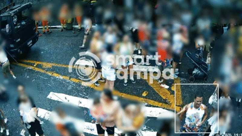 Câmeras encontram estuprador foragido da Bahia em bloco de carnaval de SP