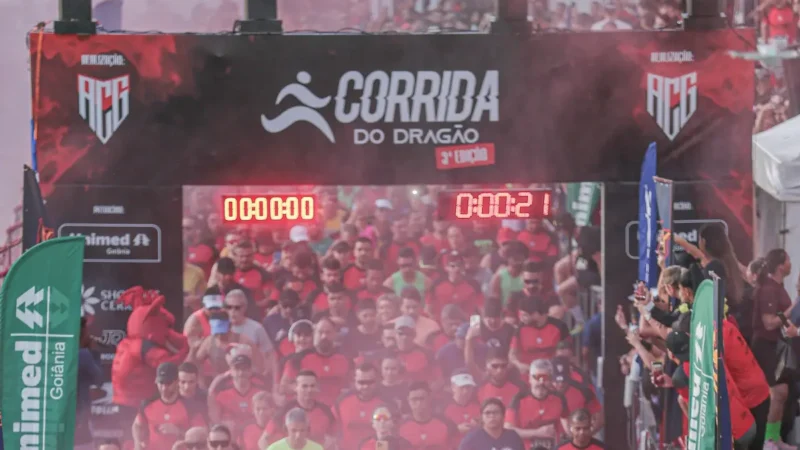 Atlético-GO promove mais uma edição da Corrida do Dragão em comemoração aos 89 anos do clube