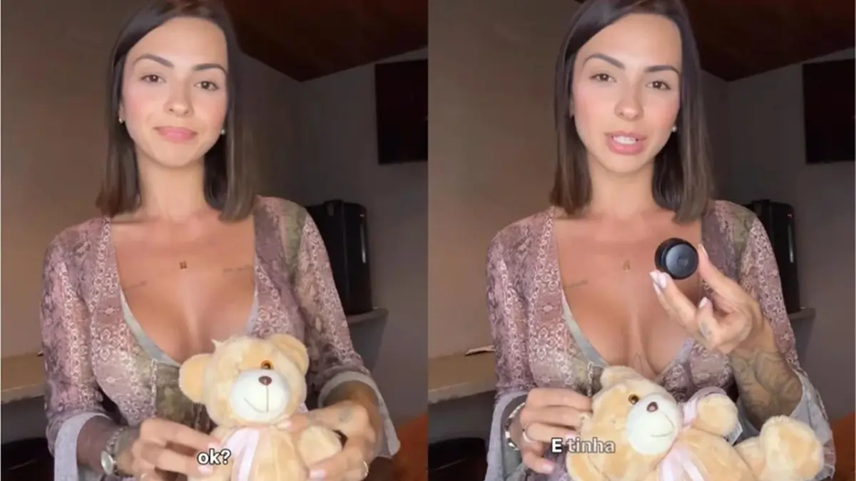 Brasileira que tem o corpo mais perfeito do mundo encontra câmera em presente de fã