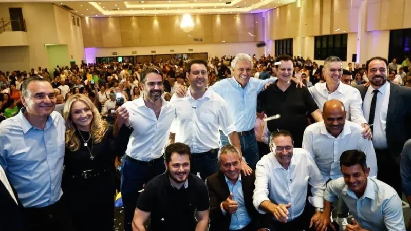 Caiado participa de filiações do PSD no interior de São Paulo