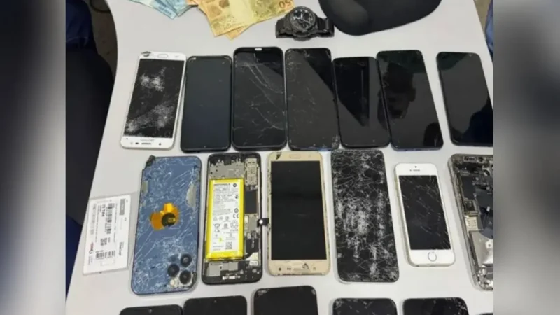 Contas emprestadas e mensagens falsas: polícia prende três suspeitos de aplicar golpe do ‘novo número’ em Goiás