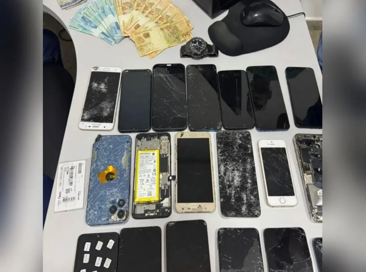 Contas emprestadas e mensagens falsas: polícia prende três suspeitos de aplicar golpe do ‘novo número’ em Goiás