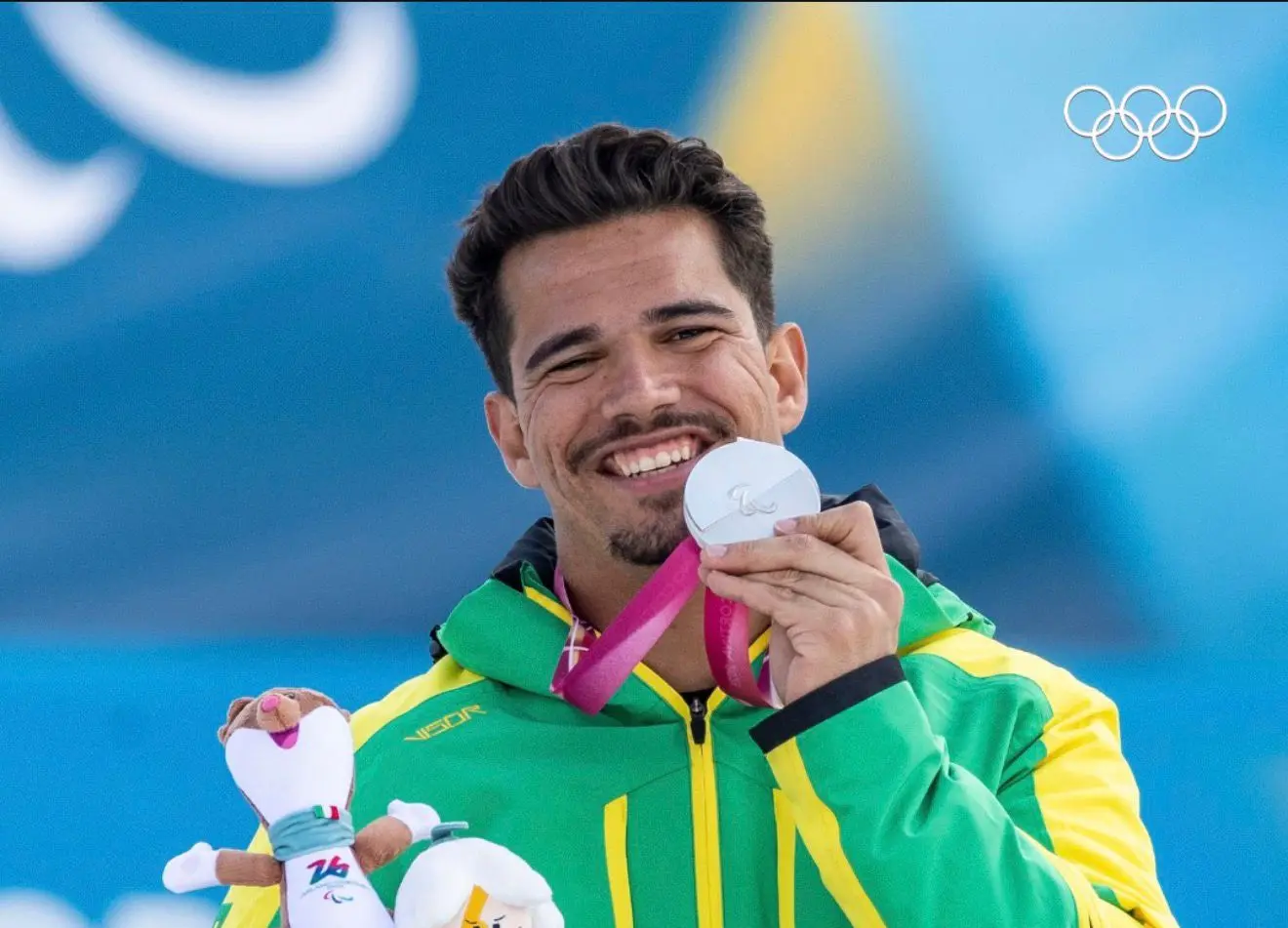 Cristian Ribera conquista prata inédita e faz história para o Brasil nos Jogos Paralímpicos de Inverno