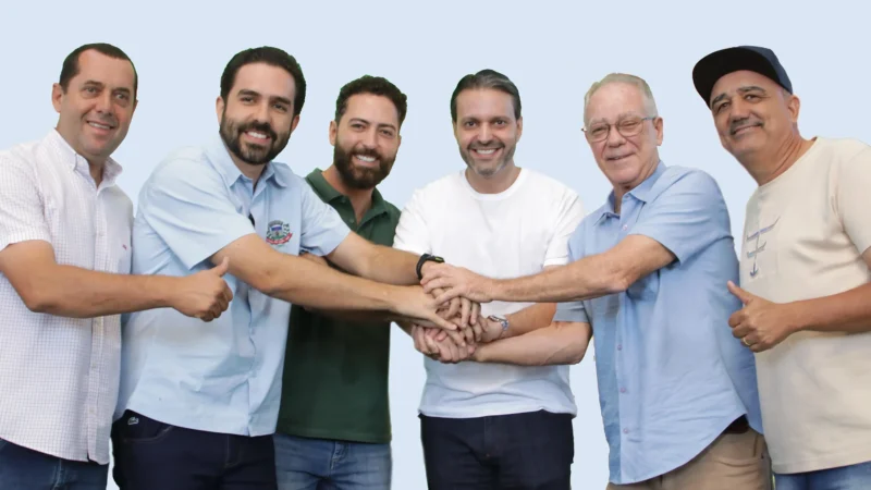 Em Rio Verde, Baldy é recebido por Paulo, Lucas do Vale e prefeito Carrijo