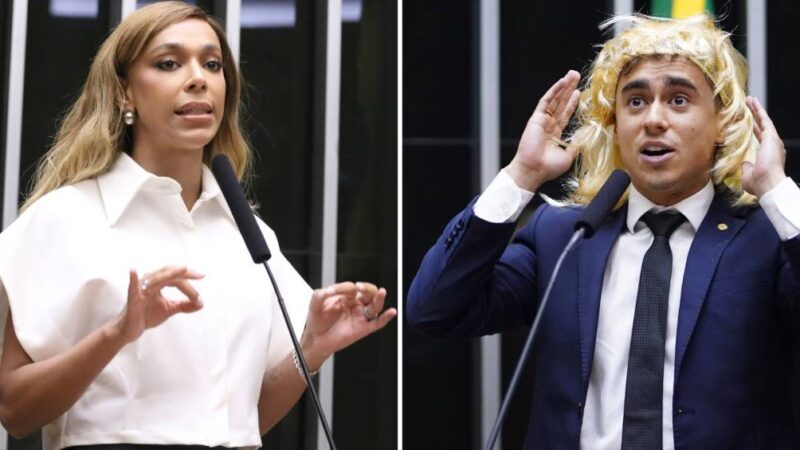 A cruzada de Nikolas Ferreira contra Erika Hilton na Comissão da Mulher