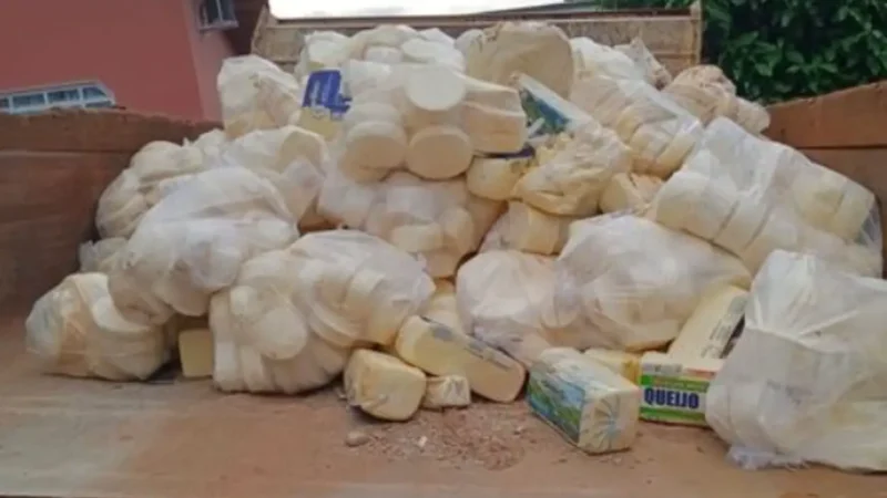 Fiscalização apreende laticínios produzidos de forma irregular em Itauçu