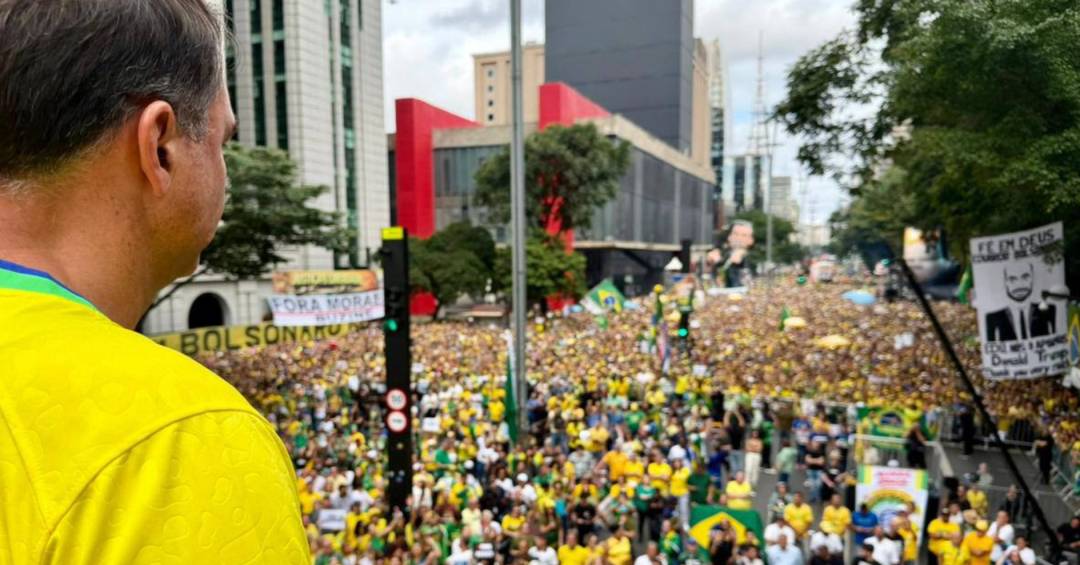 O tamanho do público no ato bolsonarista da Avenida Paulista neste domingo, segundo método da USP