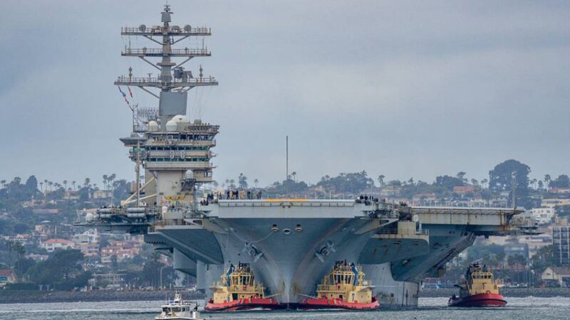 EUA enviam porta-aviões para exercícios no hemisfério sul, com participação do Brasil