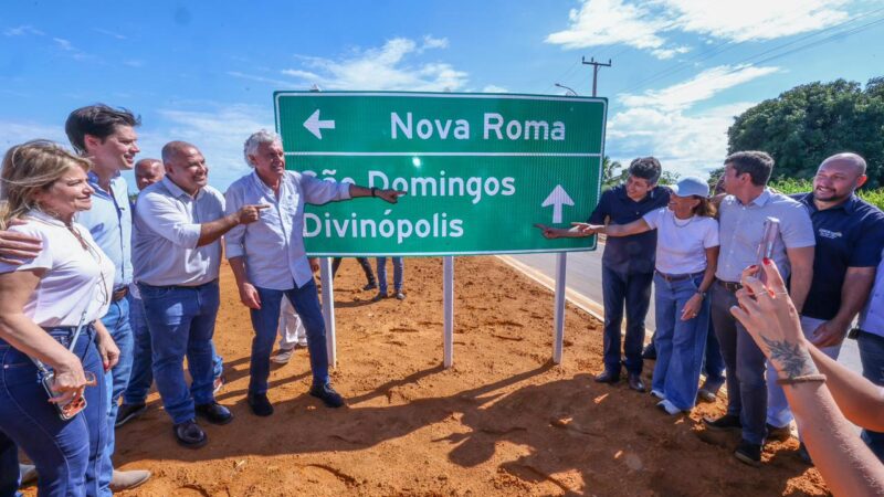 Governo entrega pavimentação da GO-110 em Iaciara