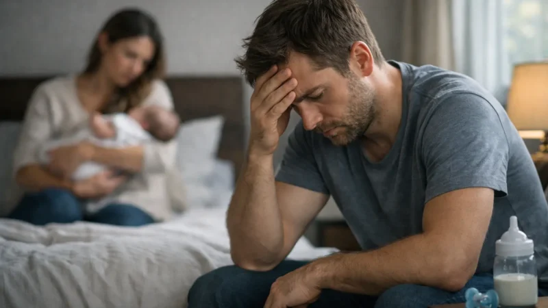 Homens têm aumento de depressão após nascimento de filhos
