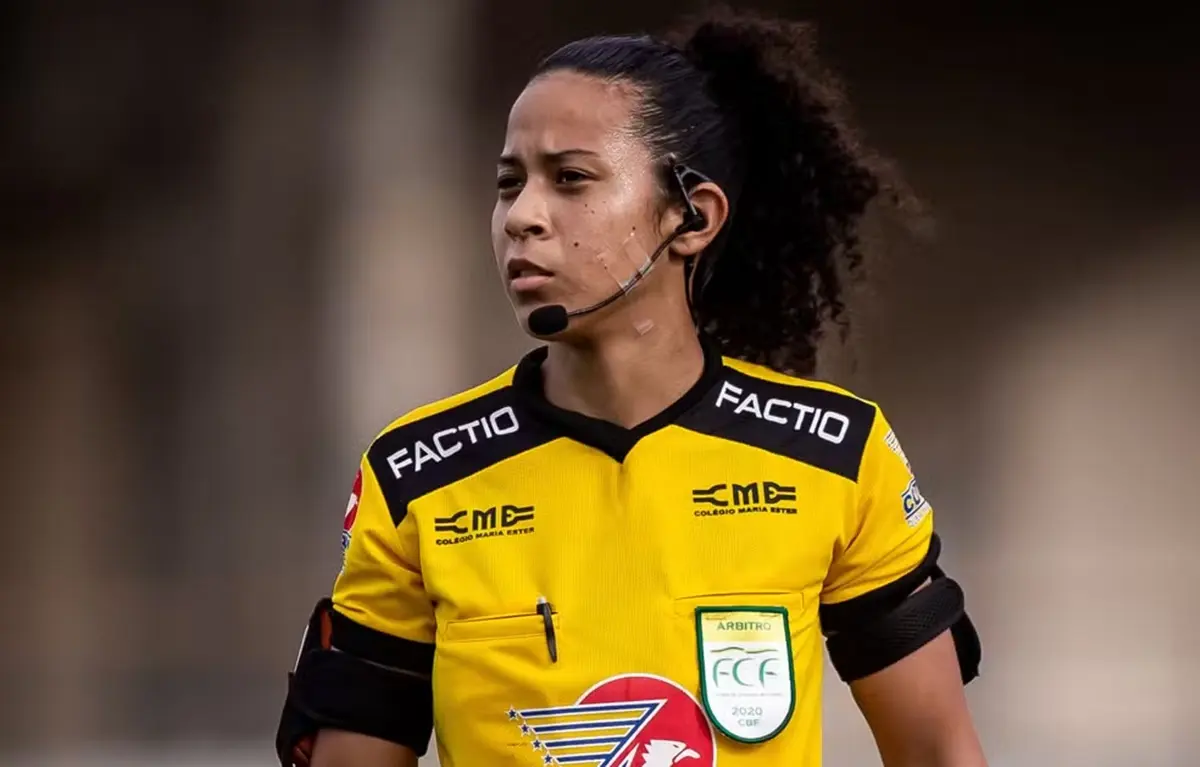 Jogador empurra árbitra durante jogo no Cearense e caso vai para o Tribunal de Justiça Desportiva