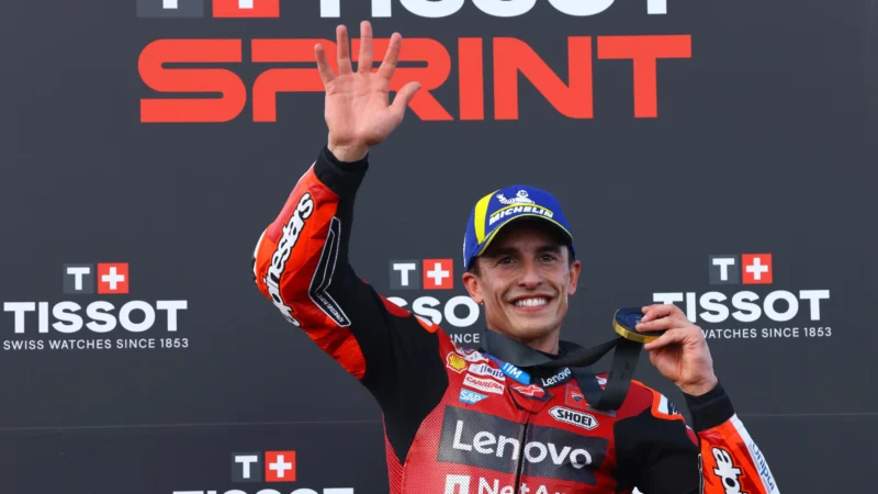 Marc Márquez admite surpresa com vitória em corrida sprint da MotoGP em Goiânia“Não esperava”