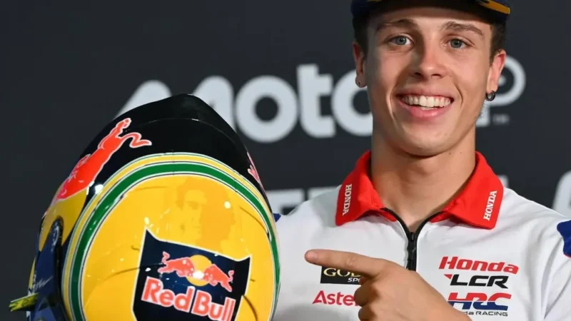 MotoGP: Diogo Moreira disputará GP do Brasil com capacete em homenagem a Ayrton Senna