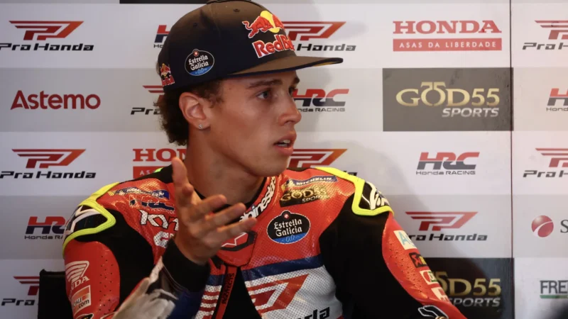 MotoGP: “O asfalto é muito bom”, Diogo Moreira valoriza condições da pista em Goiânia após treino