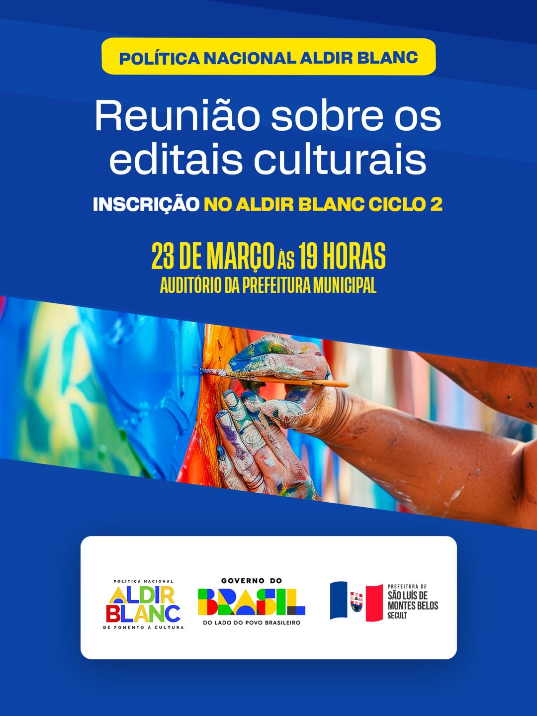 Prefeitura lança edital da PNAB e abre inscrições culturais