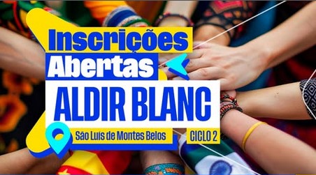 SLMBELOS: Inscrições abertas Aldir Blanc