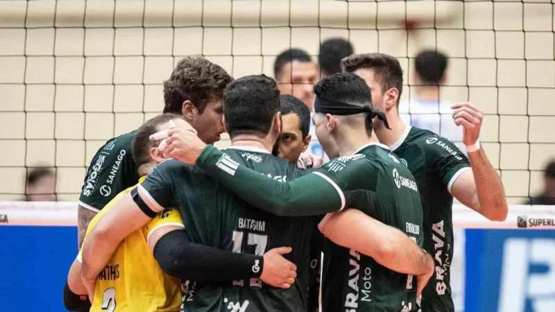 Saneago Goiás é superado pelo Joinville e cai na tabela da Superliga