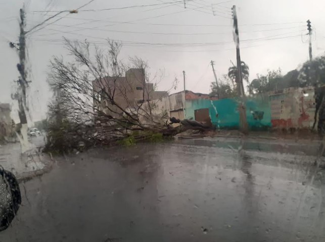 Tempestades deixam cidades de Goiás em alerta