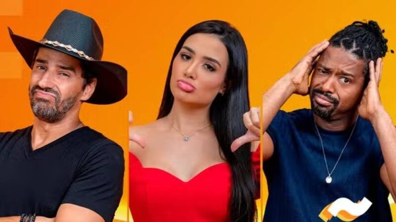Enquete paredão BBB 26: Entre Cowboy, Jordana e Boneco, quem deve sair?